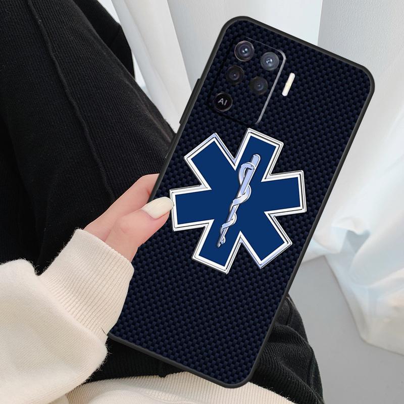 Медицинский чехол EMT EMS для Oppo A96 A76 A16 A60 A98 A58 A78 A18 A38 A80 A40 A77 A57 A17 A74 A54 A94 A15 A5 Pro