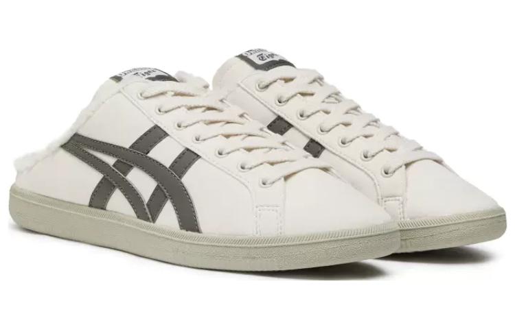 ONITSUKA TIGER DD Тренер Сабо Синтетическая Кожа Низкие Повседневная Обувь Унисекс Бежевый 1183C087-200