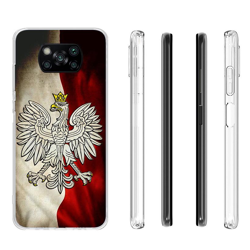 Poland Flag Cover Phone Case For Xiaomi Poco F7 Ultra X7 X6 X5 Pro M7 Redmi 15C 15 13C 13 12C 12 10C 10 9A 9C 9T 9 Shell Poco X7