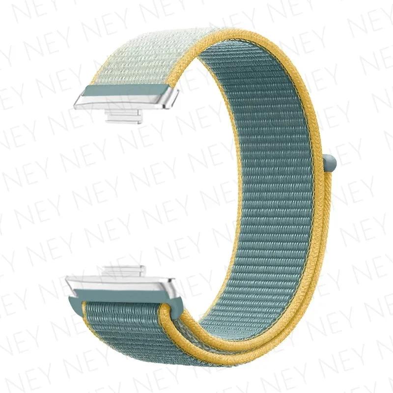 Нейлоновый ремешок-петля для huawei watch fit 3 ремешок смарт-часы браслет дышащий спортивный ремешок браслет correa huawei watch fit 3