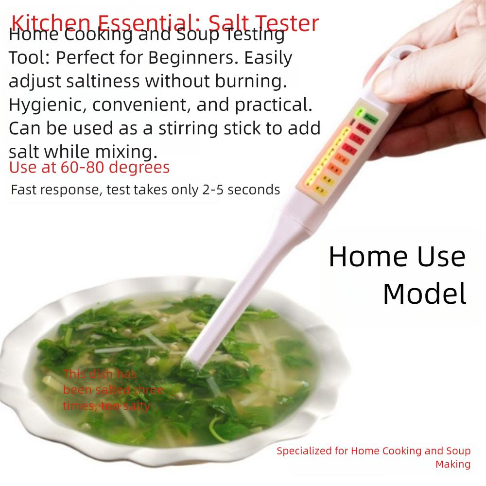 White LED Salinity Meter Handheld Salt Concentration Hydrometer  Home Kitchen