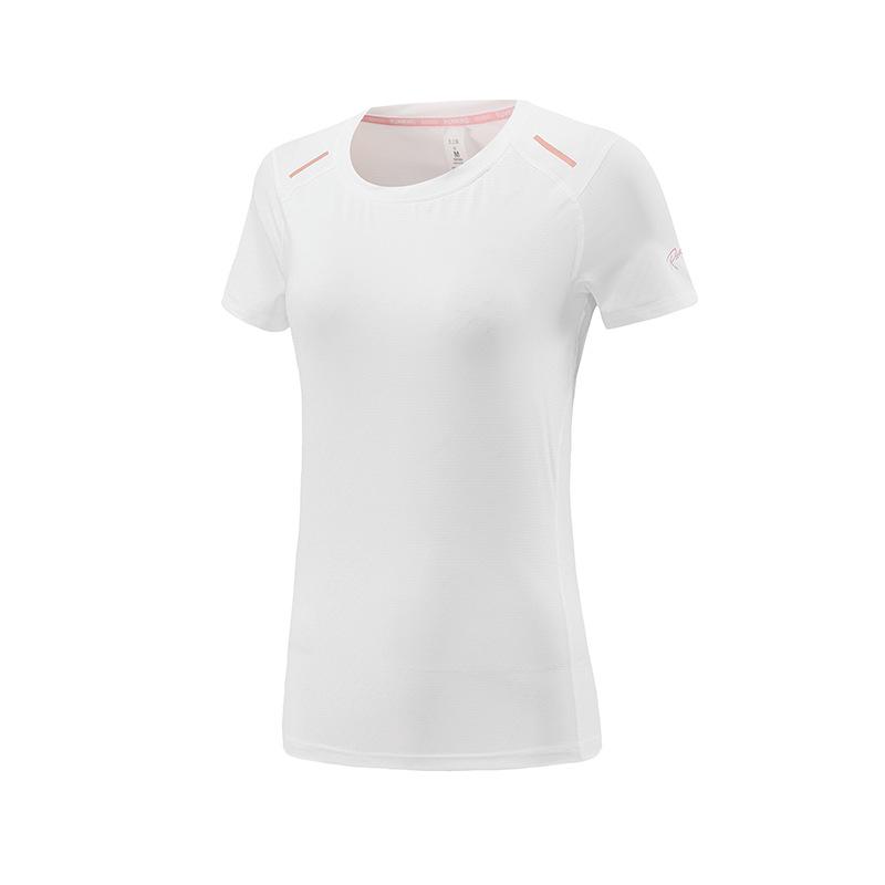 Женская быстросохнущая футболка для йоги с коротким рукавом - Легкий, дышащий фитнес-топ для летнего бега и спорта.