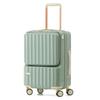 Pretty Suitable for Convenient Suitcase for Airplanes S [GGQAAA] Suitcase, Lightweight, Top-opening Function, Colors, Women, Carry-on (Green, Size/1-3