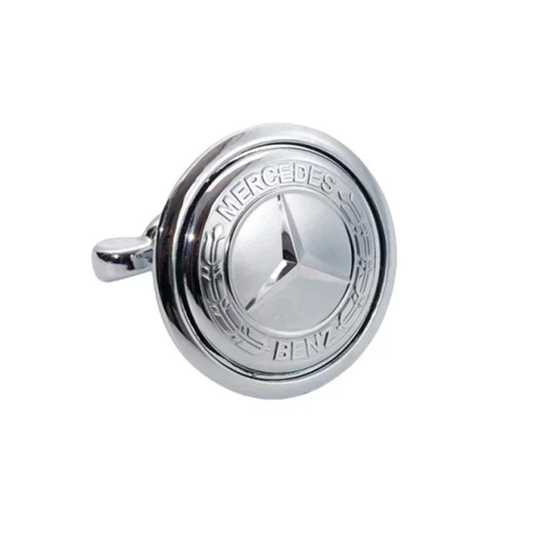 45 мм Эмблема передней части автомобиля Модифицированная хромированная накладка на капот для Mercedes Benz CLS SLK W203 W205 W204 C E Class W210 W211 W220