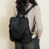 Women's Backpack Solid Color Large Capacity Travel Bag Patchwork Mother Bag