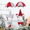 Santa Claus Parachute Scene Decoration Parachute Jumping Old Man Doll Window Hanging Decorative Gift