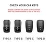 Чехол-брелок из замши для автомобильного ключа Toyota CHR Hilux Fortuner Land Prius Cruiser 200 Camry Corolla Crown RAV4 Highlander