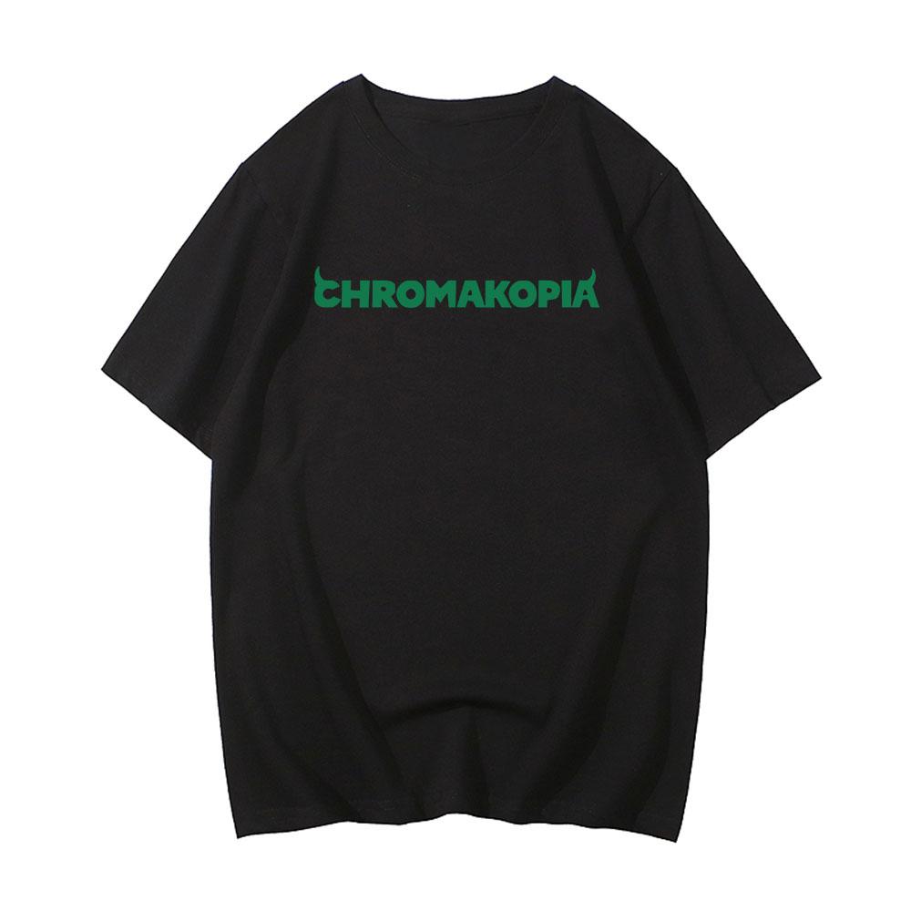 Chromakopia Tylerr The Creator Tshirt 2024 New Album Graphic Green T-shirt Cotton Short Sleeve Unisex Tee-shirt O-neck Men Tees