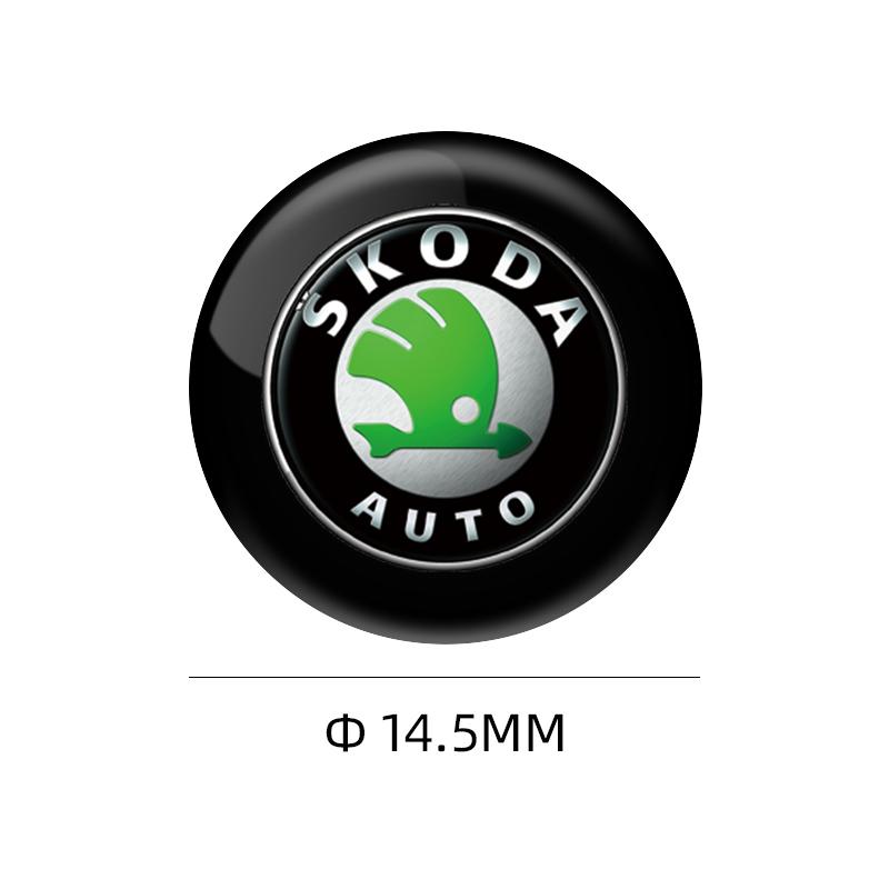 NADH5 Valve Stems & Caps Car Door Lock Keyhole Anti-blocking Protection Stickers For Skoda YETI Octavia SUPERB