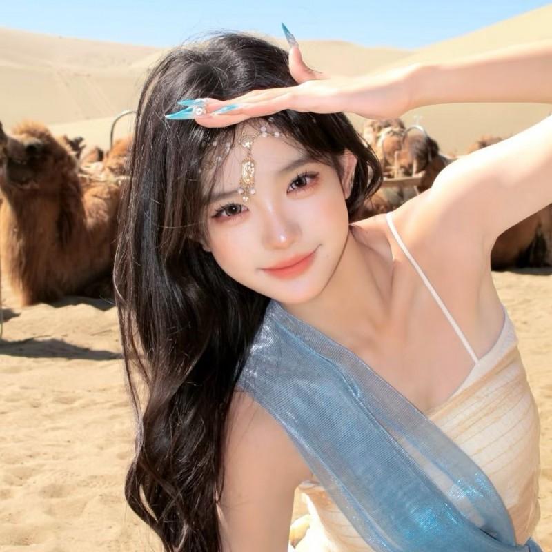 Ethnic Style Pearl-Imitation Forehead Pendant Hair Chain With Rhinestone Drop Hanfu Cosplay Festival Travel Photography