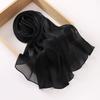 Breathable and Cool Long Scarf Malaysian Shining Imatation Silk Solid Color Scarf Veil Hijab Chiffon Shawl