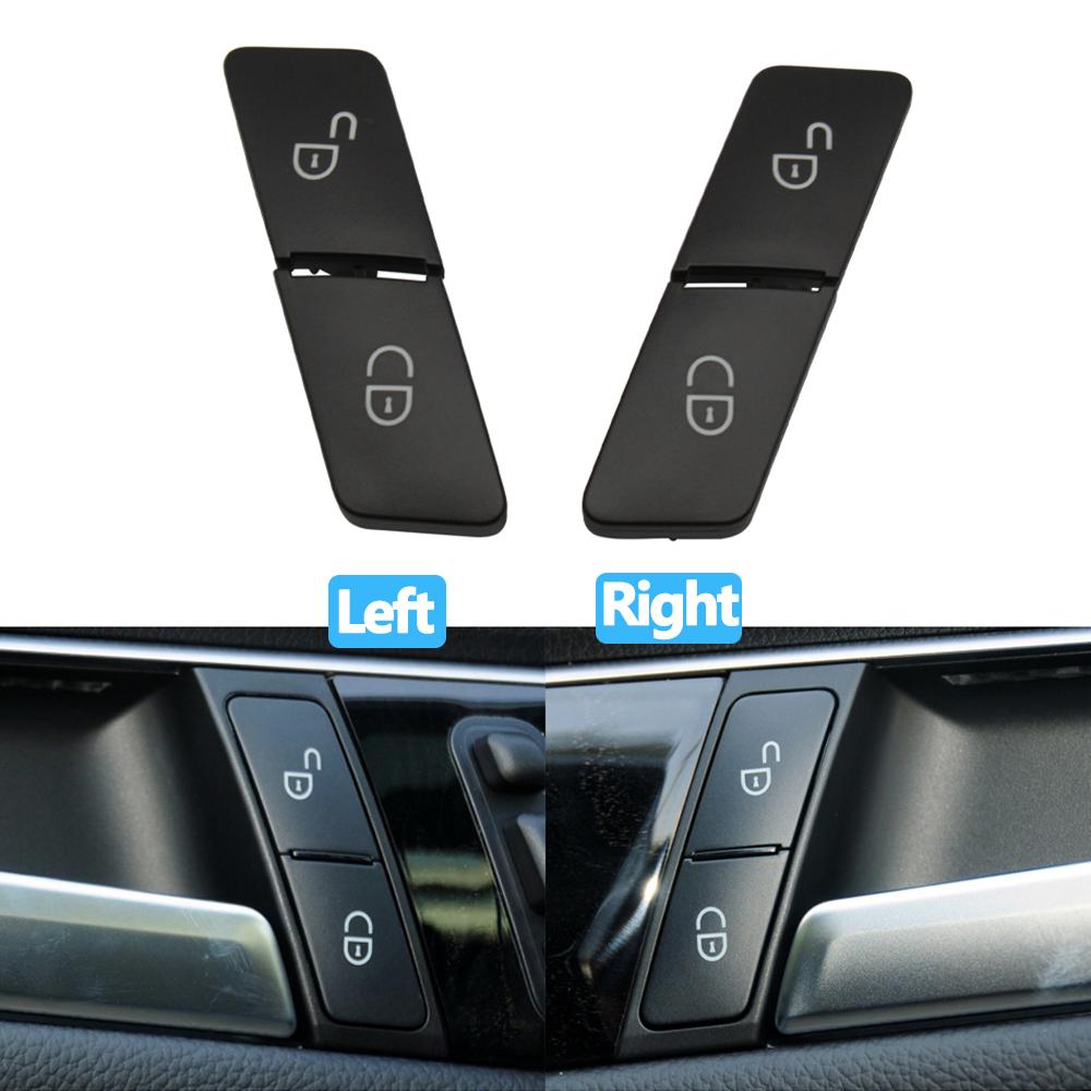 Интерьер автомобиля, хромированный, серебристый дверной замок, кнопка разблокировки открытия переключателя для Benz C GLK E GLE Class C204 GLK204 W204 W212 W207