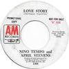 7-дюймовая пластинка NINO TEMPO & APRIL STEVENS - Love Story 1394 A&M Records 1972 US Соул/Фанк Б/У