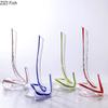 Handmade Crystal Glass Decanter Family Party Wine Set Modern Creative Snake Decanter Transparent Red Wine Decanter Holiday Gift