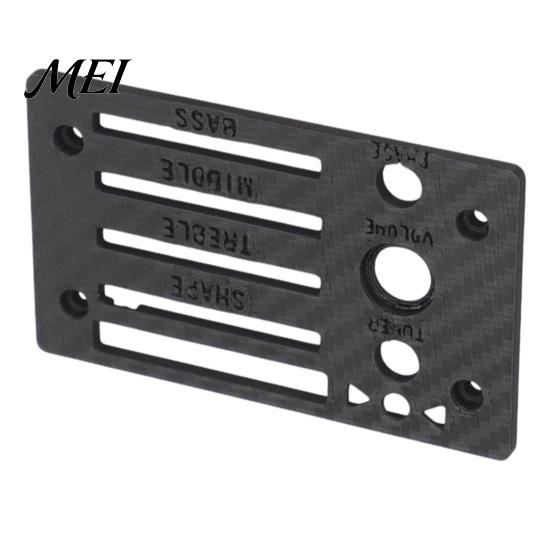 Guitar Preamp Faceplate Replacement for Ibanez Fishman SST Preamp, 3D Matte Finish Printed Control Plate Cover, Accessories Parts