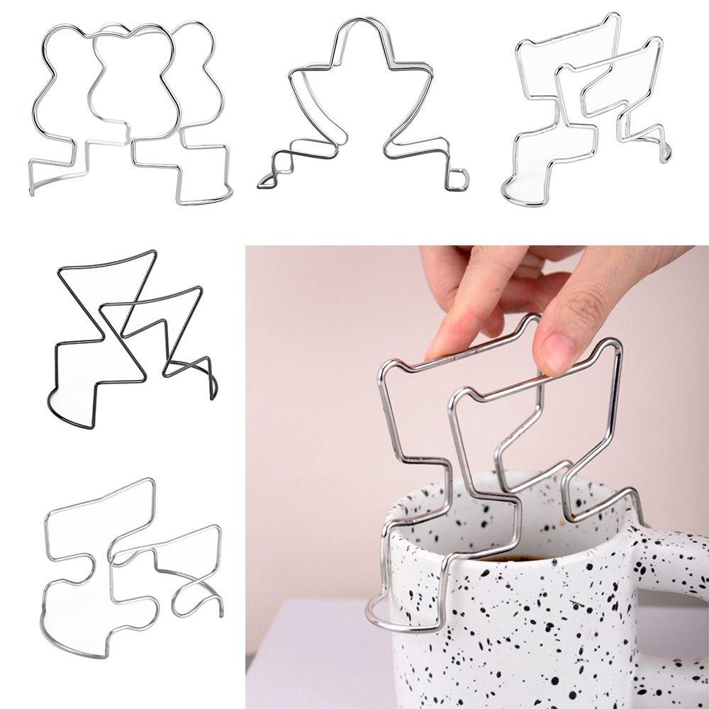 Accessories Reusable Coffee Dripper Holder 304 Stainless Steel Universal Coffee Filter Paper Holder Coffee Filter Shelf