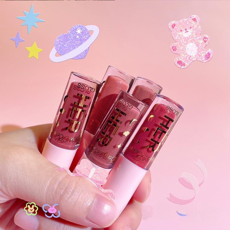 Блеск для губ, увлажняющий и питательный желейный блеск, стойкая глазурь для губ, придающая им пухлый, глянцевый вид