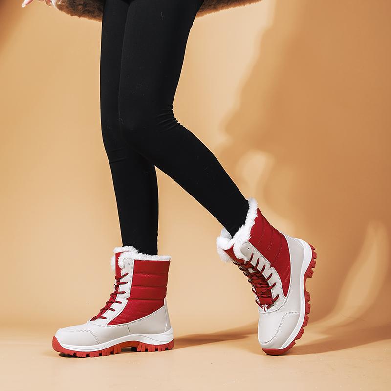 Зимние ботинки, женские новые высокие кроссовки, женские удобные уличные повседневные прогулочные туфли для женщин, ботинки в британском стиле