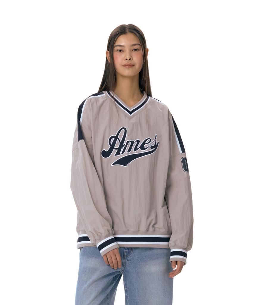 AMES-WORLDWIDE Nylon Hockey Jersey Gray (Am2Esum480A)