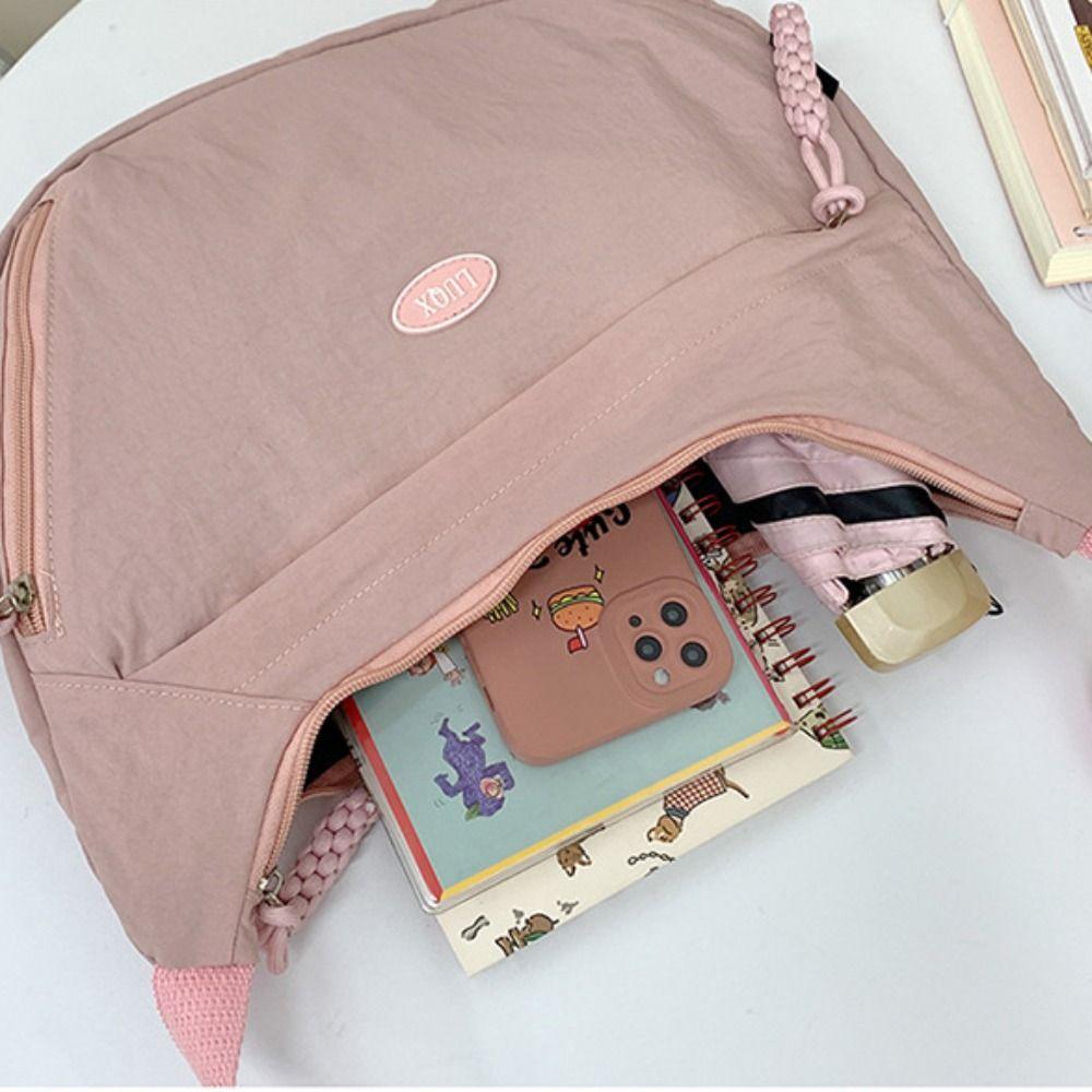 Handbag Nylon Shoulder Bag Lightweight Dumpling Bag Sweet Oxford Cloth Crossbody Bag  Travel