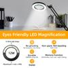Светодиодная настольная лампа с 10-кратной подсветкой, стеклянная лампа с функцией затемнения и памяти, защитный глаз для чтения, косметический ремонтный светильник