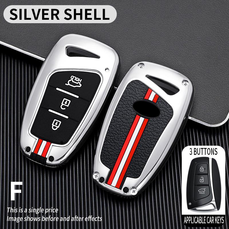 Чехол для ключа автомобиля Крышка Корпус Держатель брелока Для Hyundai Grand Santa Fe IX45 GENESIS EQUUS AZERA 2013 2014 2015 2016 Аксессуары для брелока