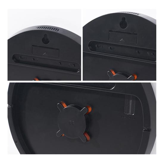 Светодиодные настенные часы Yousheng с большим дисплеем, легко читаемым дисплеем, функцией дистанционного управления, функцией измерения влажности и температуры, универсальные настенные часы