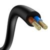Быстрое настенное зарядное устройство GaN3 Pro 2x USB-C / 2x USB 65 Вт PD QC + USB-C кабель 1м Черный