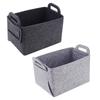 Home Storage Basket Dirty Clothes Storage Basket Toy Table Sundries Storage Organizer Felt Folding Storage Basket Bedroom Socks