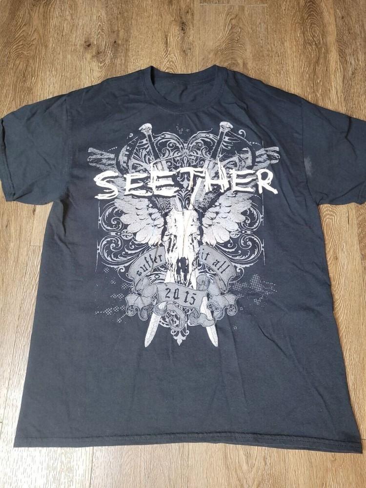 Новый подарок для фанатов группы Seether Унисекс S-5XL Футболка 9D390 Унисекс Футболка