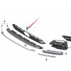 BMW X3 G01 Front Bumper Lower Center Grille