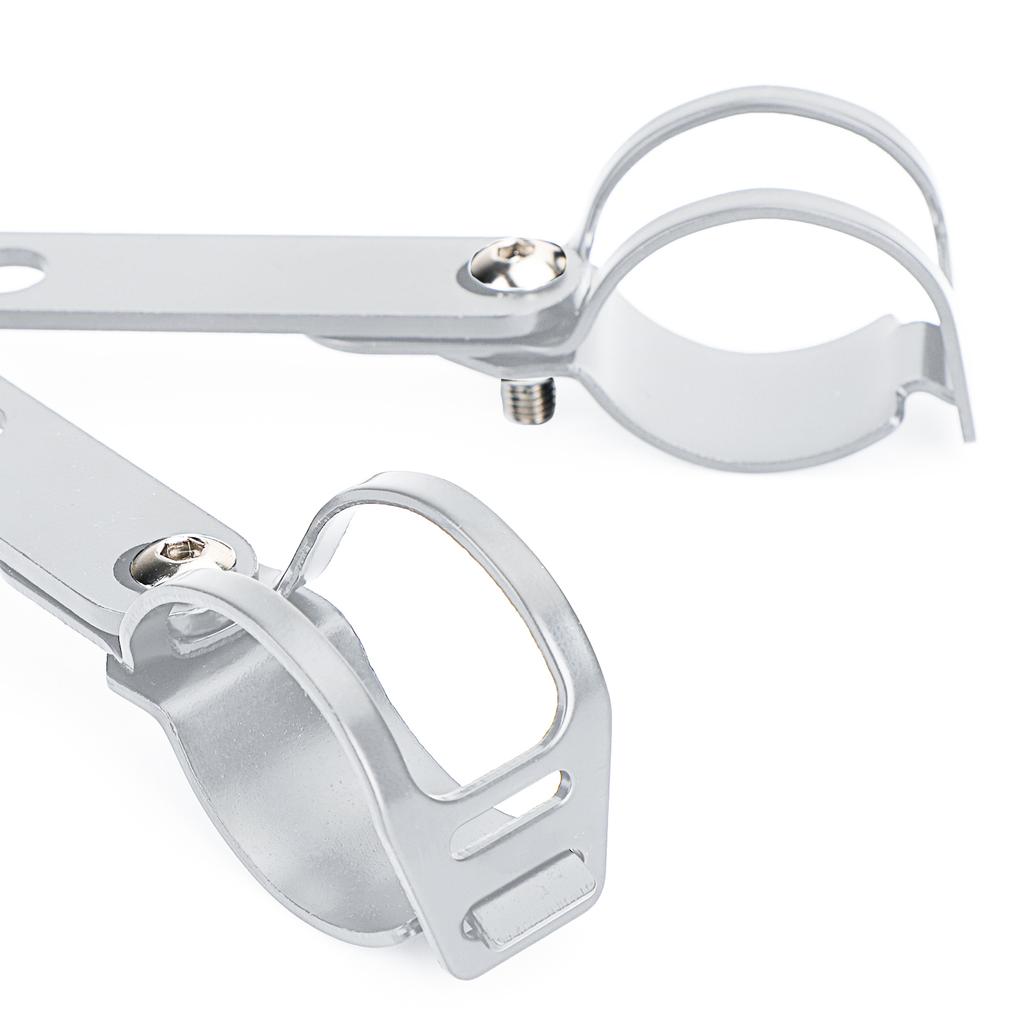 28мм-41мм Хромированный Кронштейн Крепления Фары для Вилки Адаптер Держателя Мотоциклетной Фары