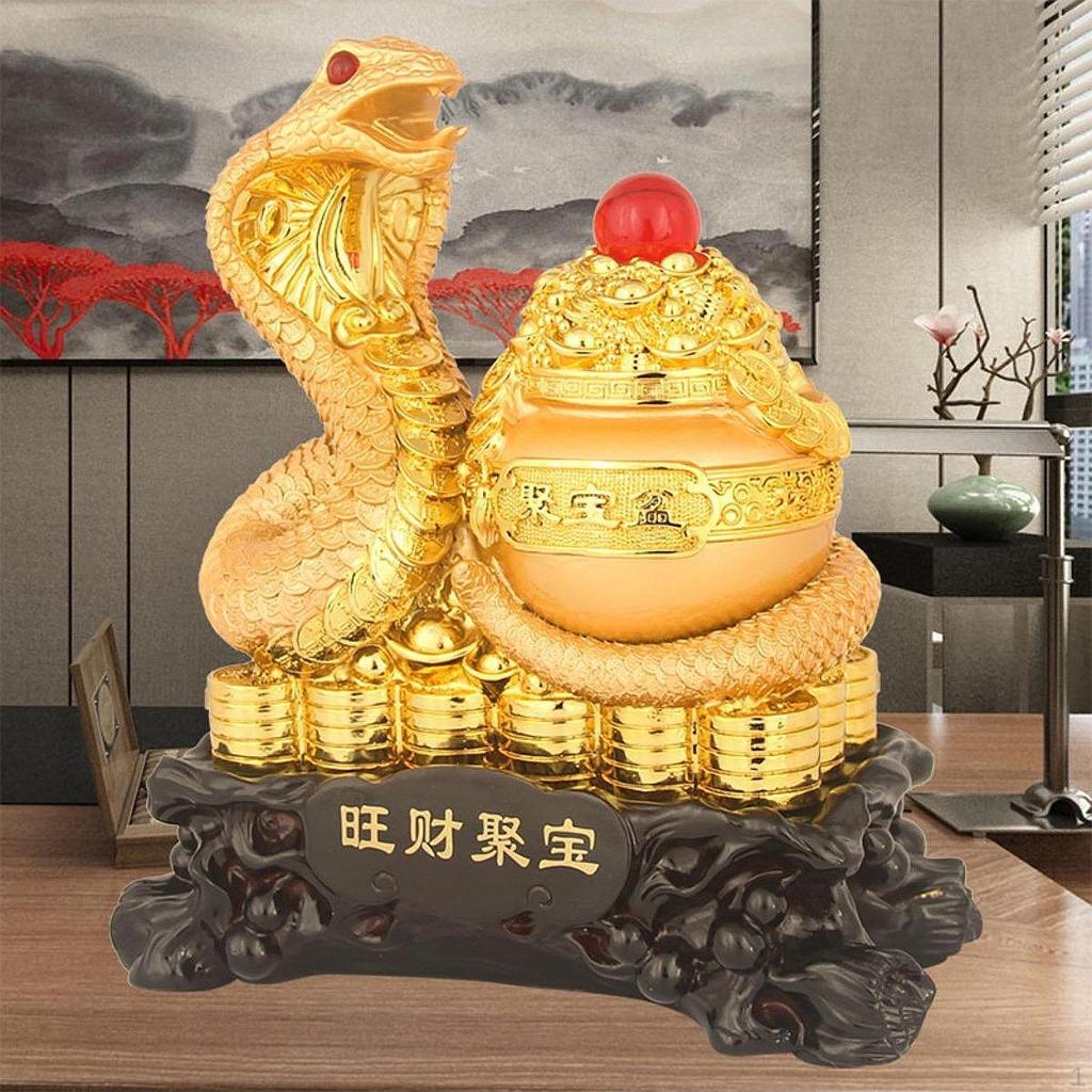 Весенний фестиваль фигурка змеи декоративный элемент для офиса