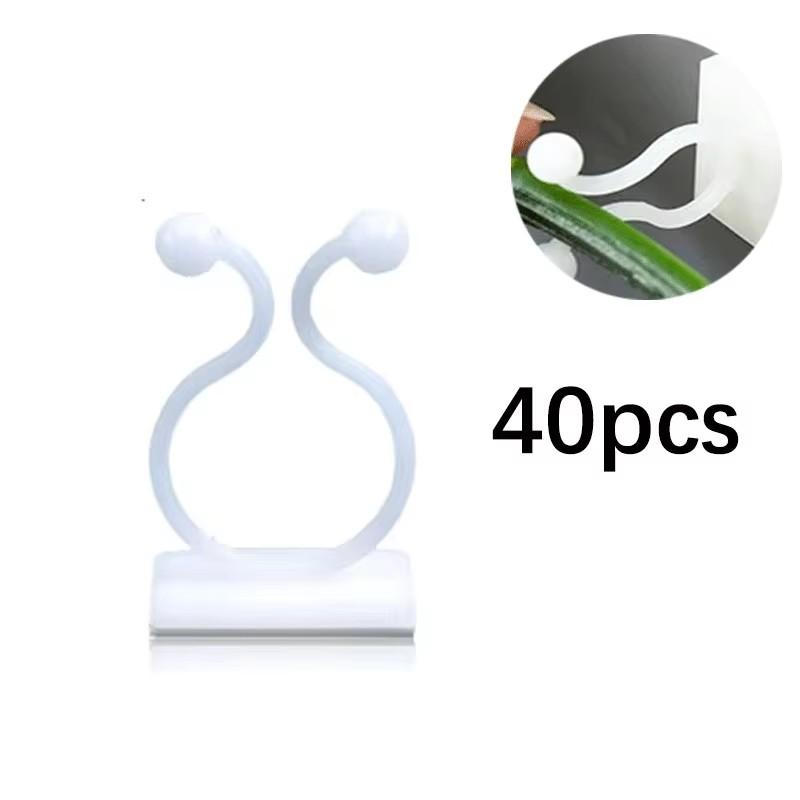 20-80Pcs Garden Accsesories Plant Garden Pots & Planters Climbing Wall Outdoor Decors Lamp Support for Plants Clip Vine