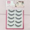 5 Pairs Dramatic False Eyelashes Japanese Cosplay Wet Spiky Lashes  for Women Girls