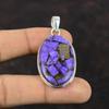 Copper Charoite Pendant Natural Gemstone Jewelry 925 Sterling Silver Pendant Handmade Jewelry Antique Pendant Gift For Mom Statement Jewelry