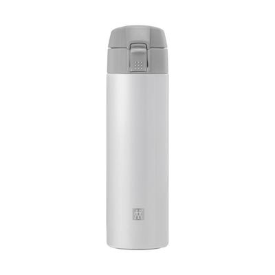 Кружка Zwilling Mug 450 мл Кружка Бутылка Бутылка для воды Нержавеющая сталь Холодоизоляция Открытие одним нажатием Японская ZWILLING THERMO "Travel White" [Авторизованный продукт]