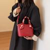 IELGY Women's Red Wedding Bag Diagonally Across the Bucket Handbag