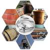 5 шт. Нержавеющая сталь 201 Хомуты для шлангов 59~165 мм Выдвижные хомуты для шлангов Крепеж Червячные хомуты для шлангов Садовое подключение воды