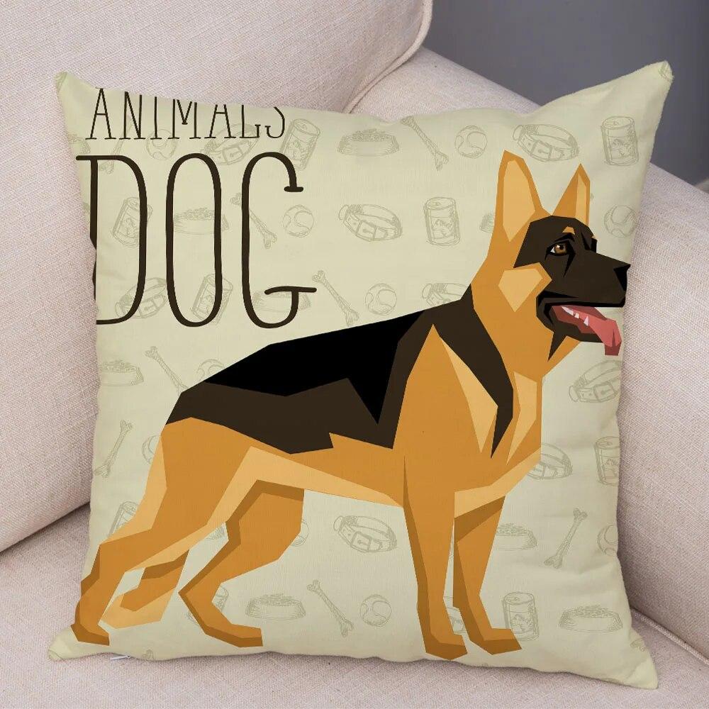 Диван домашняя наволочка цвет шнауцер далматинец наволочка декоративная мультяшная собака домашнее животное