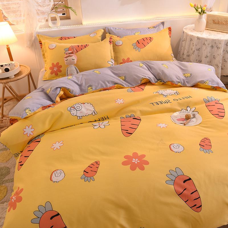 Комплекты постельного белья Пододеяльник Хлопок Одноместный Двойной Queen King Size Пододеяльник / Пододеяльник Комплект льна