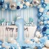 Light Blue Number Balloon 32Inch Big Large Foil Number Balloons Balloons for Birthday Baby Party Decorations Supplies Anniversa 5