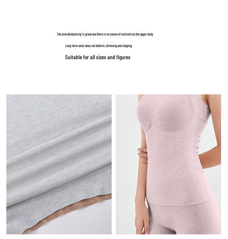 Женский бесшовный жилет из немецкой шерсти и шелка с кашемиром для утепления на осень и зиму