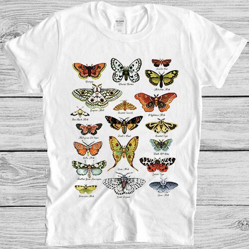 Butterfly Name List History Green World Earth Planet Meme Gift Tee T Shirt M1004