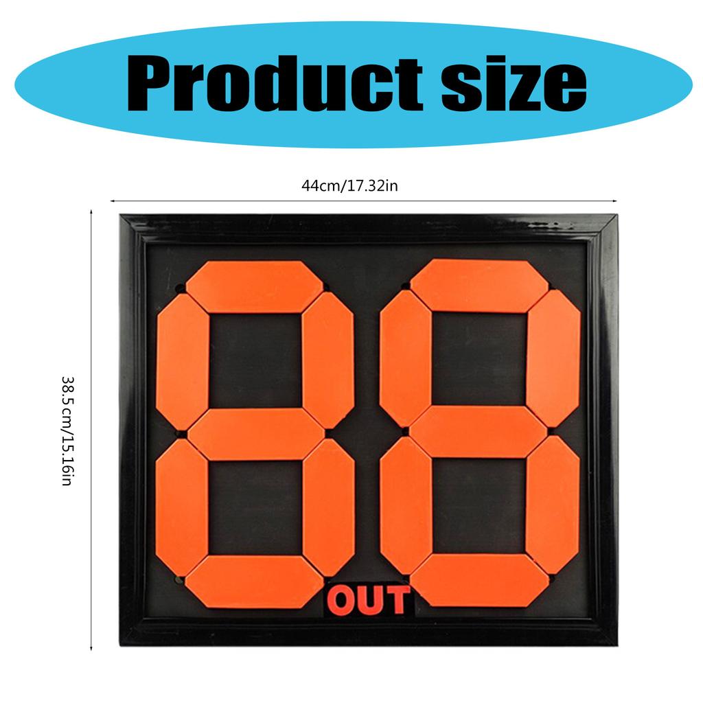 Футбольная доска для замены футбола с двухсторонним дисплеем, ручная доска для замены, аксессуары для спорта на открытом воздухе, прочная