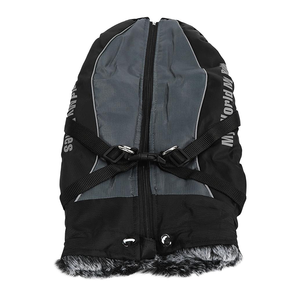 Dog Cotton Jacket Classic Cute Plush Collar Thicken Reflective Pet Warm Coats for Autumn and Winter