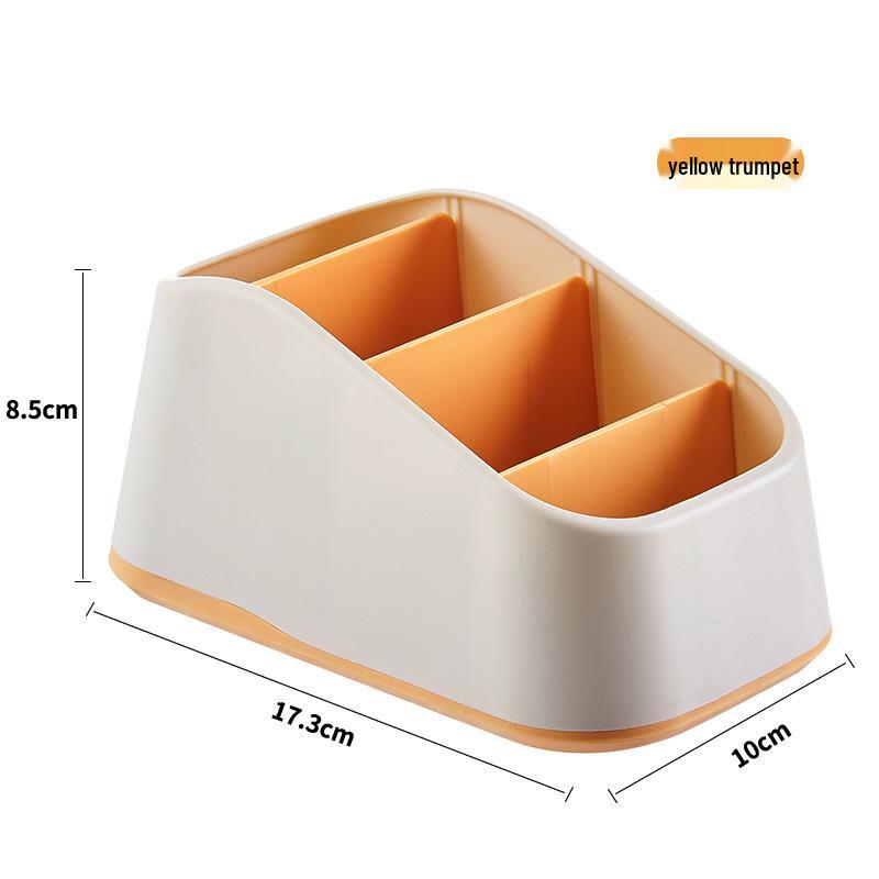 Настольный органайзер для канцелярских принадлежностей с отделениями для маркеров, скрепок, скоб, ластиков и зарядных кабелей