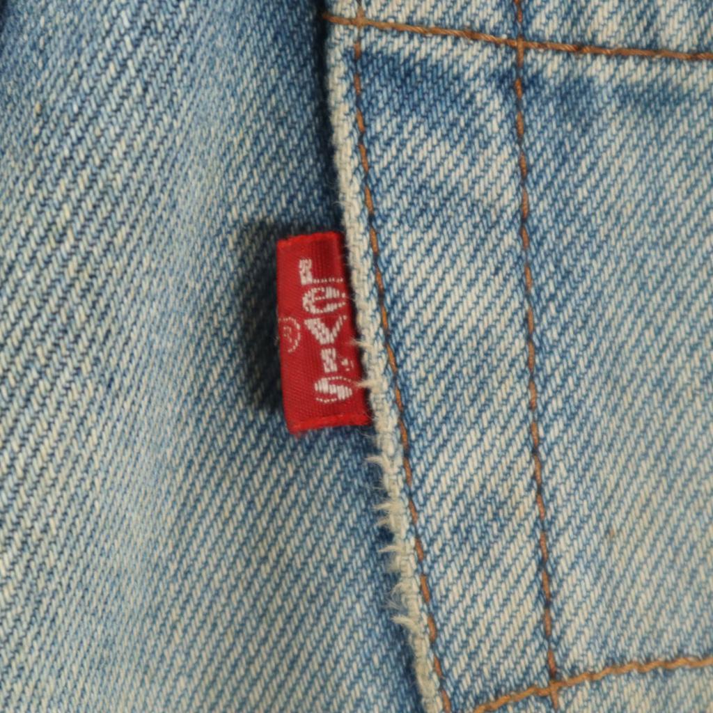 Levi's Джинсы 525 из денима в винтажном стиле 80-х W31 синие джинсы Мужские Б/У
