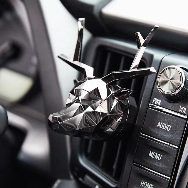 Без коробки, без духов, крутой освежитель воздуха с изображением оленя, бульдог, автомобильные духи, хороший запах для автомобильного диффузора, автоароматизатор