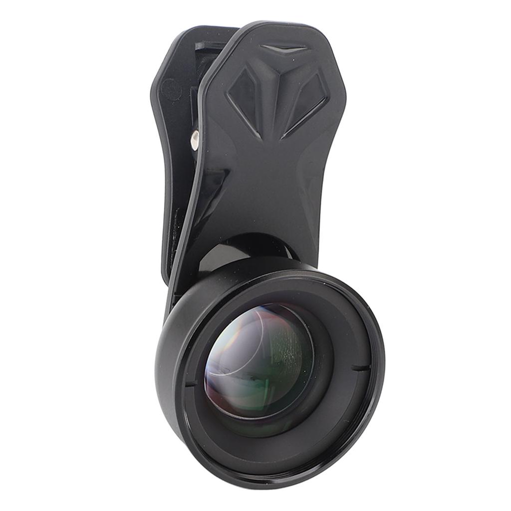 HD Macro Phone Lens 10X Glass Universal Macro Photography Lens for Smartphone Black